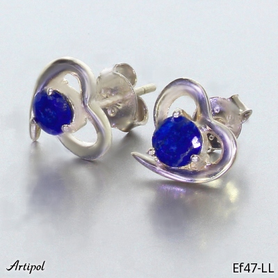 Earrings EF47-LL with real Lapis lazuli