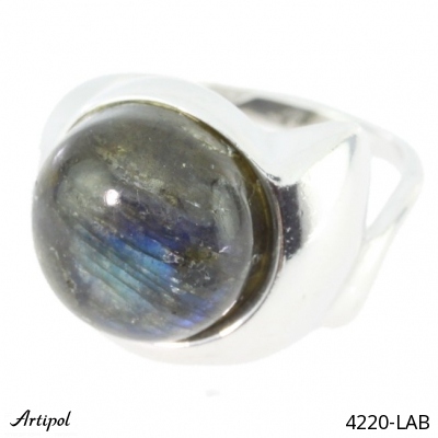 Ring 4220-LAB with real Labradorite
