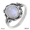 Ring 3403-PL with real Moonstone