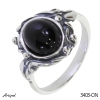 Ring 3403-ON mit echter Schwarzem Onyx