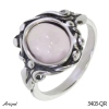 Bague 3403-QR en Quartz rose véritable