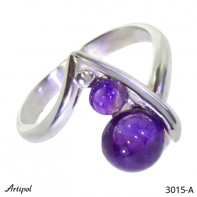 Ring 3015-A with real Amethyst