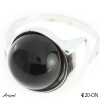 Ring 4220-ON with real Black onyx