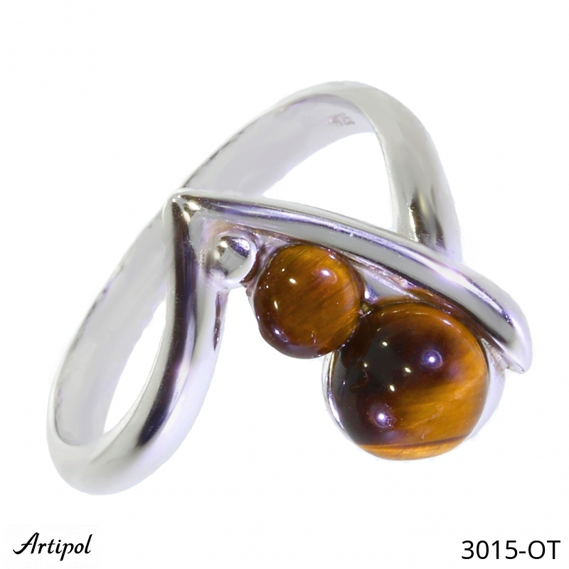 Ring 3015-OT with real Tiger's eye