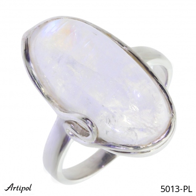 Ring 5013-PL with real Moonstone