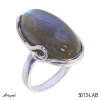 Bague 5013-LAB en Labradorite véritable