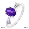 Ring M50-AF with real Amethyst