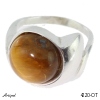 Ring 4220-OT with real Tiger Eye