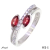 Bague M52-G en Grenat véritable