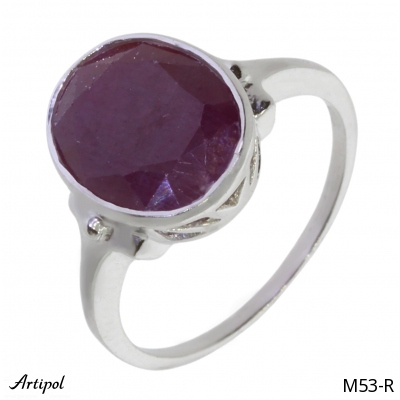 Bague M53-R en Rubis véritable