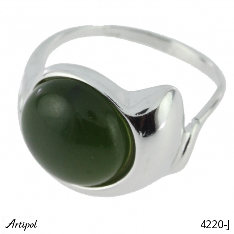 Ring 4220-J mit echter Jade