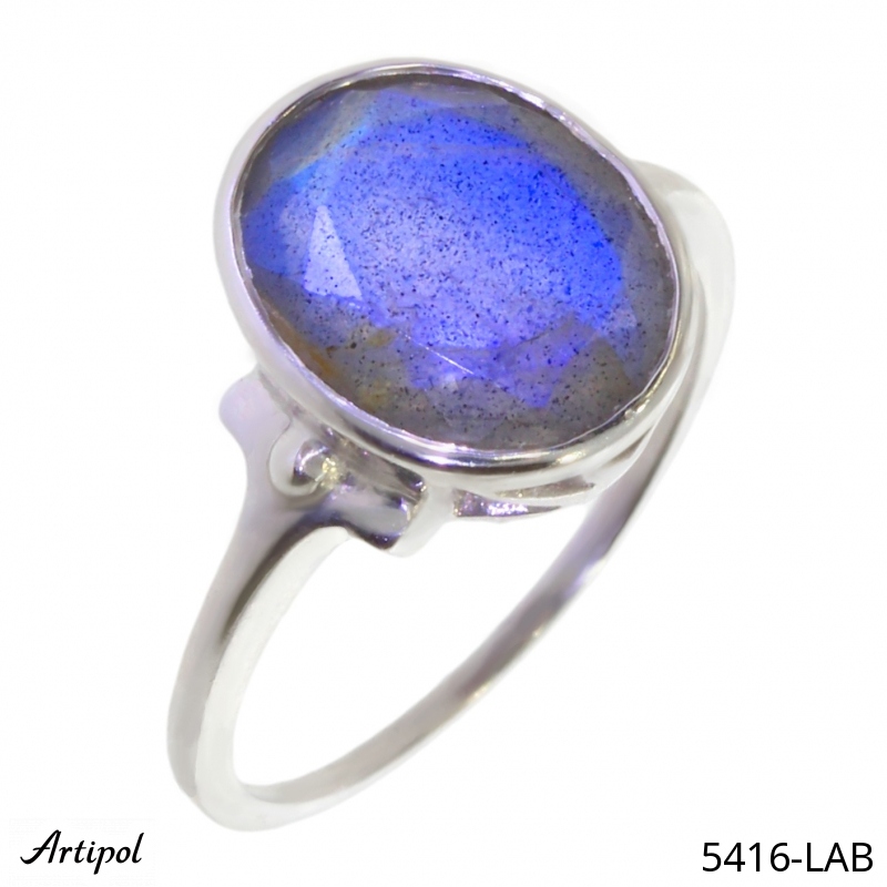 Ring 5416-LAB with real Labradorite