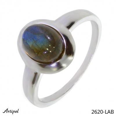 Ring 2620-LAB with real Labradorite