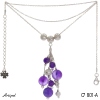 Collier C7801-A en Améthyste véritable
