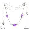 Necklace C4001-A with real Amethyst