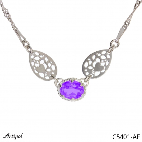 Collier C5401-AF en Améthyste véritable