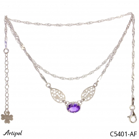 Collier C5401-AF en Améthyste véritable