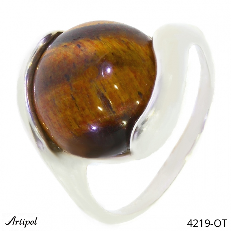 Ring 4219-OT with real Tiger's eye