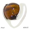 Ring 4219-OT with real Tiger's eye