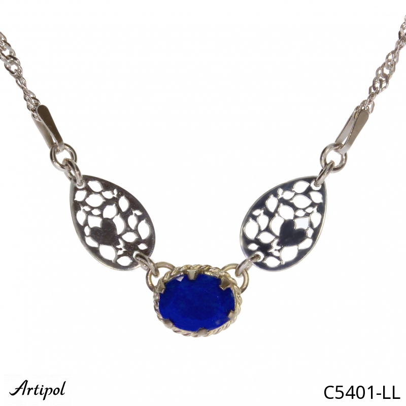 Collier C5401-LL en Lapis-lazuli véritable