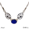 Necklace C5401-LL with real Lapis lazuli