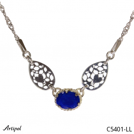 Collier C5401-LL en Lapis-lazuli véritable