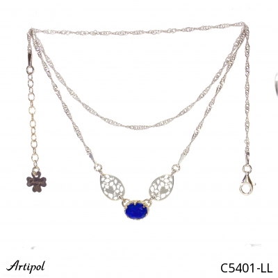 Collier C5401-LL en Lapis-lazuli véritable