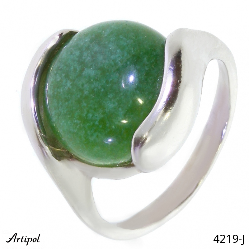 Ring 4219-J with real Jade