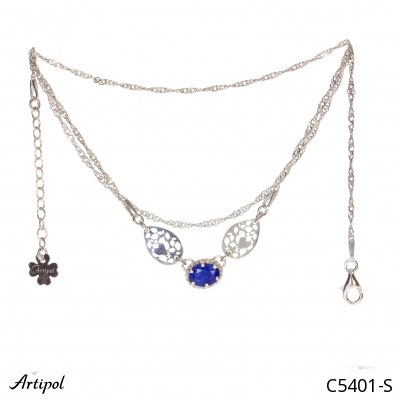 Necklace C5401-S with real Sapphire