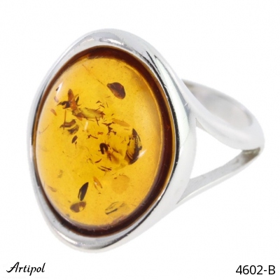 Ring 4602-B with real Amber