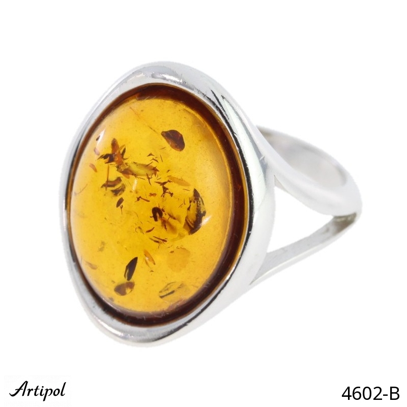 Ring 4602-B mit echter Bernstein