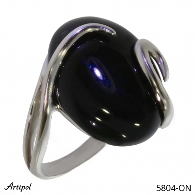 Ring 5804-ON with real Black Onyx