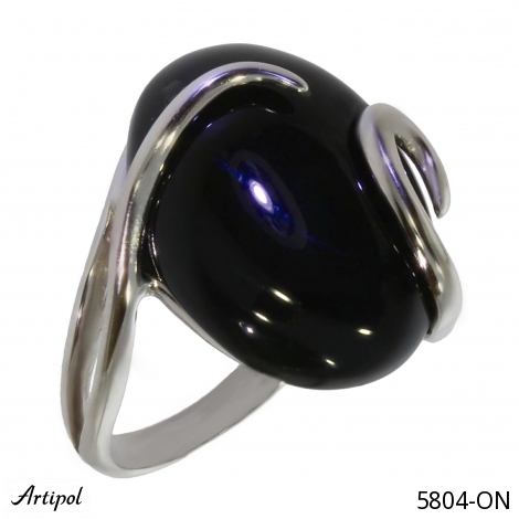 Ring 5804-ON with real Black Onyx