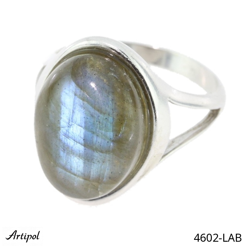Ring 4602-LAB with real Labradorite