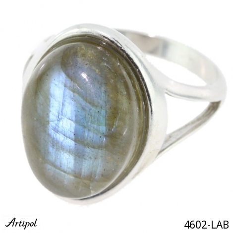 Ring 4602-LAB with real Labradorite