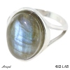 Ring 4602-LAB with real Labradorite