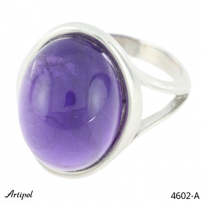 Ring 4602-A with real Amethyst