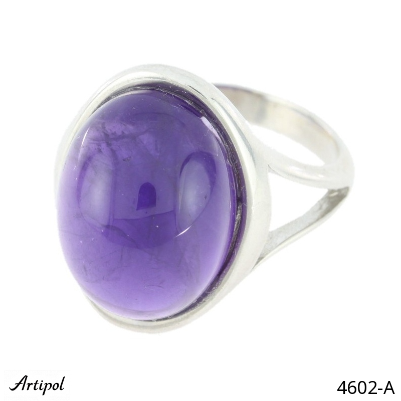 Ring 4602-A with real Amethyst