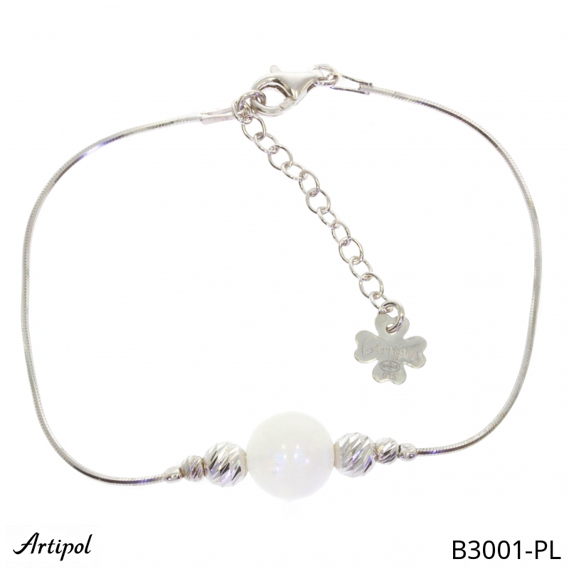 Bracelet B3001-PL en Pierre de lune véritable