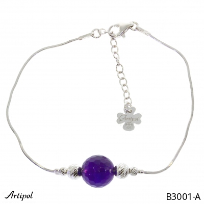 Bracelet B3001-A with real Amethyst