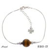 Bracelet B3001-OT with real Tiger's eye