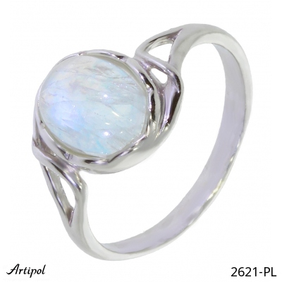 Ring 2621-PL with real Moonstone