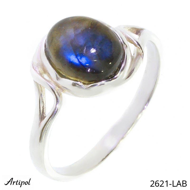 Ring 2621-LAB with real Labradorite