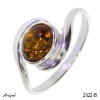 Ring 2622-B with real Amber