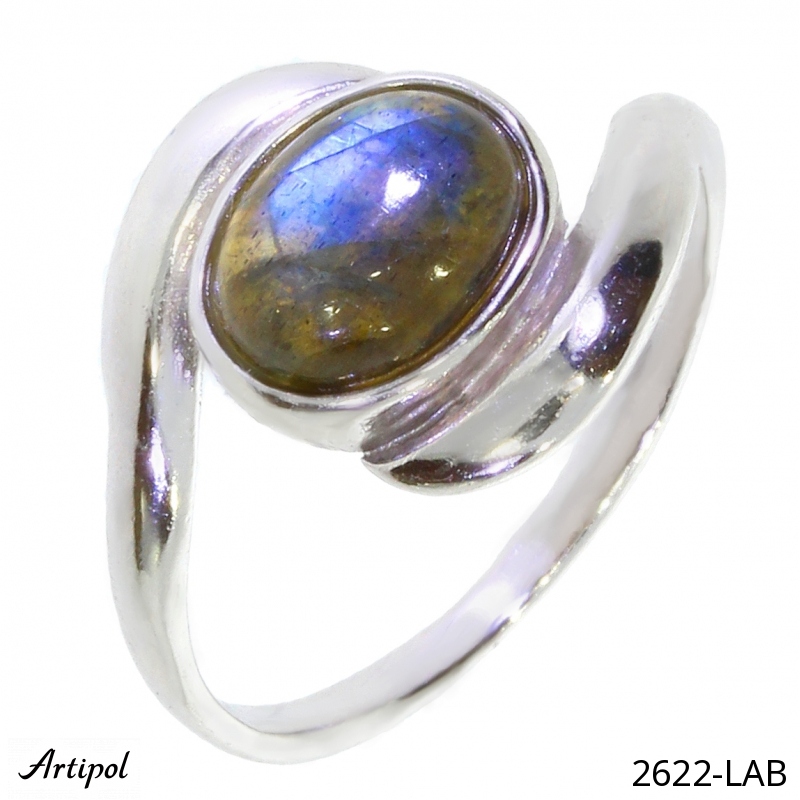 Ring 2622-LAB with real Labradorite