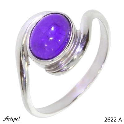 Ring 2622-A with real Amethyst
