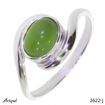 Ring 2622-J with real Jade
