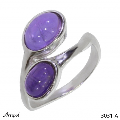 Ring 3031-A with real Amethyst