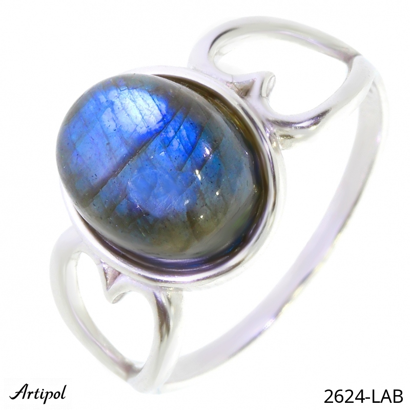 Ring 2624-LAB with real Labradorite