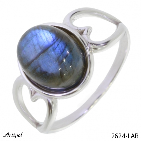 Ring 2624-LAB mit echter Labradorit